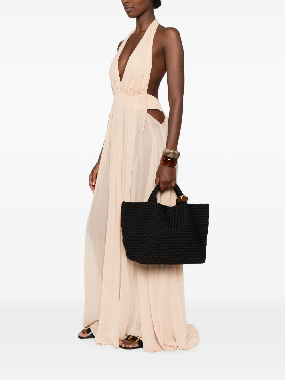 NAGHEDI Medium St. Barths shopper Zwart