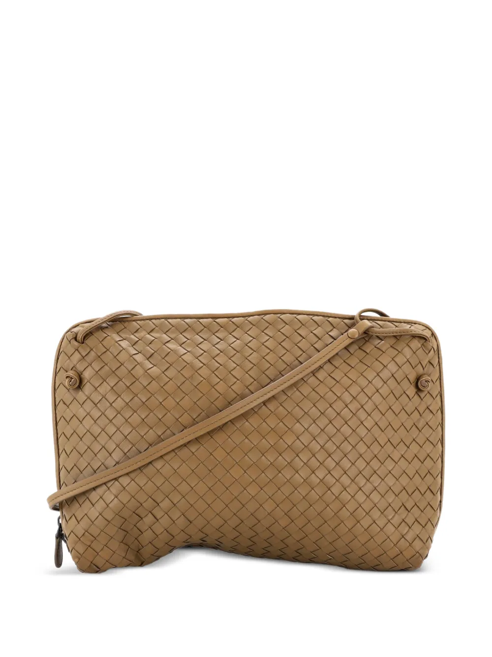 Bottega Veneta Pre-Owned Nodini Intrecciato Nappa Medium crossbody bag - Marrone