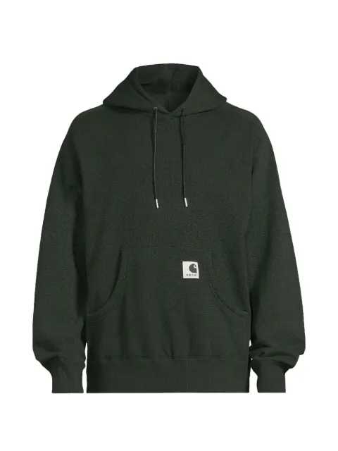 sacai x Carhartt WIP logo-patch hoodie
