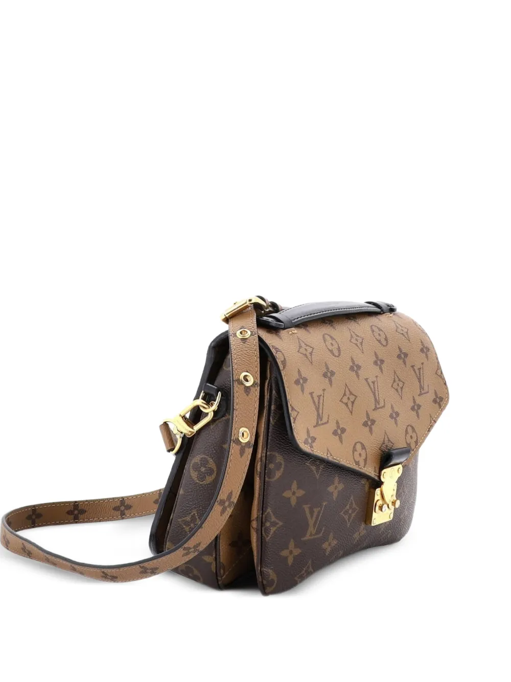 Louis Vuitton Pre-Owned Pochette Metis Reverse Monogram Canvas crossbody bag - Braun