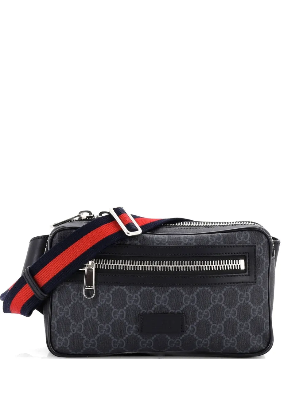 Gucci Pre-Owned Soft Zip GG Coated Canvas Small belt bag - Nero