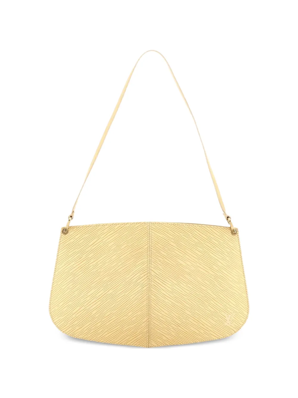 Louis Vuitton Pre-Owned Borsa a spalla Demi Lune Pochette in pelle Épi - Giallo