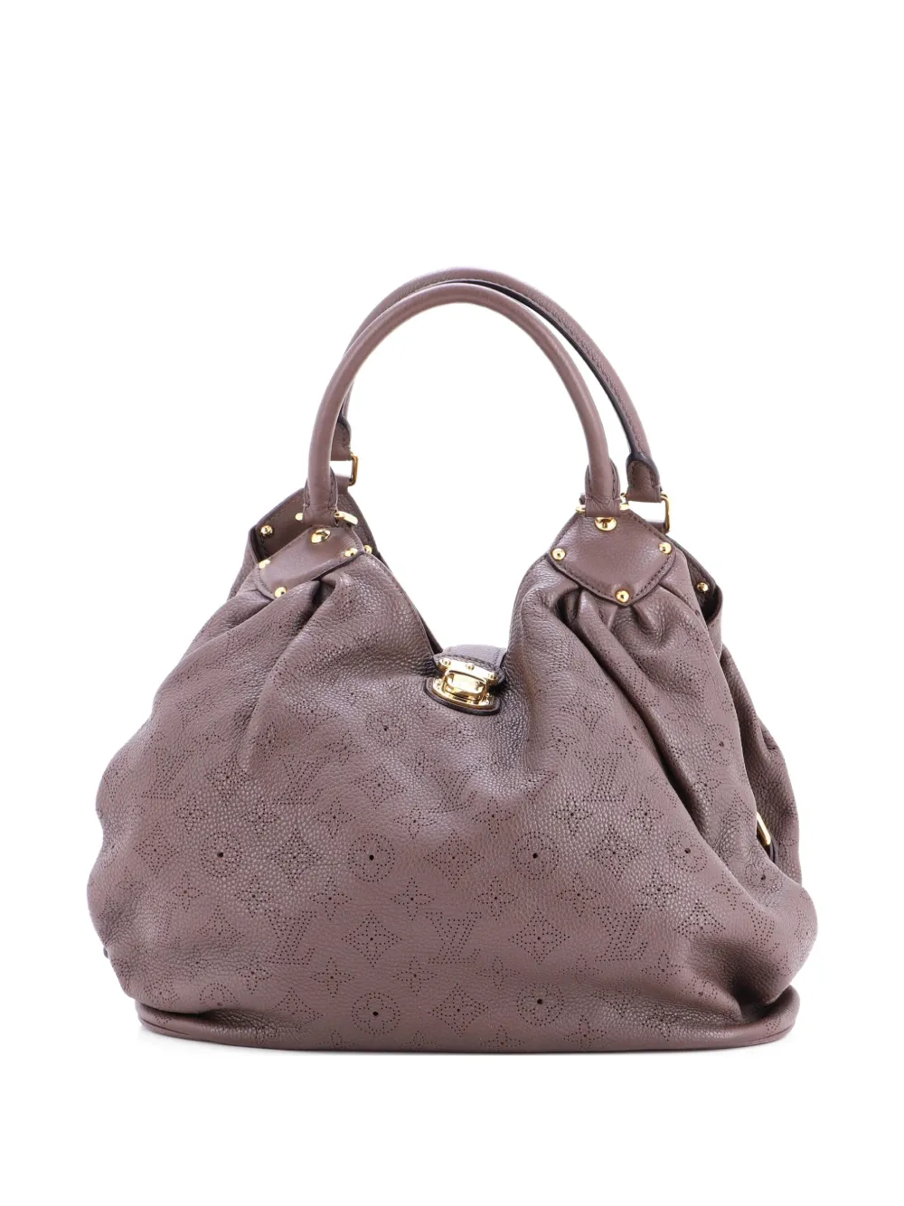 Louis Vuitton Pre-Owned Borsa passepartout L in pelle Mahina - Marrone