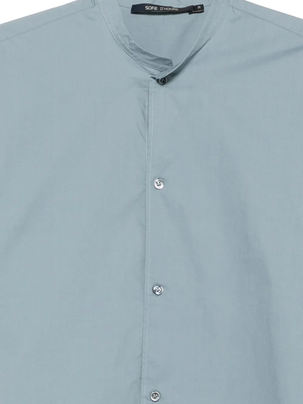  Sofie D'hoore Camisa Bayu Con Cuello Mao - Azul 