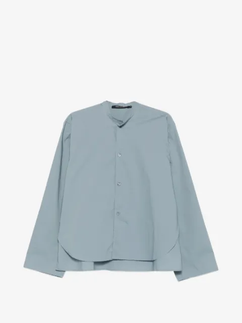 Sofie D'hoore Bayu band-collar curved-hem shirt