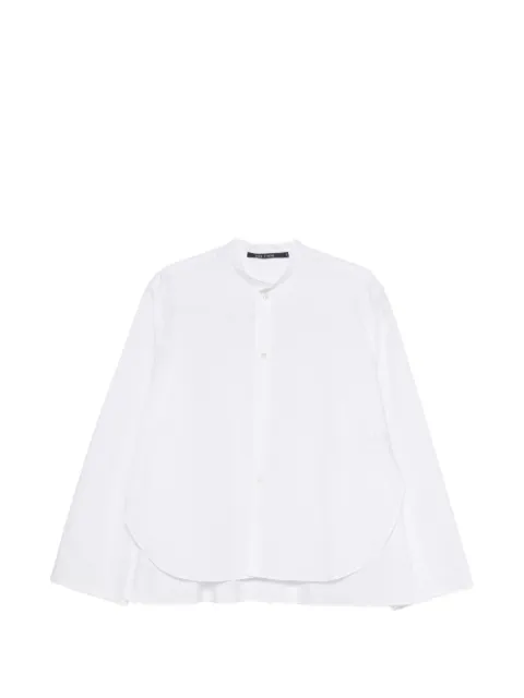 Sofie D'hoore band-collar curved-hem shirt