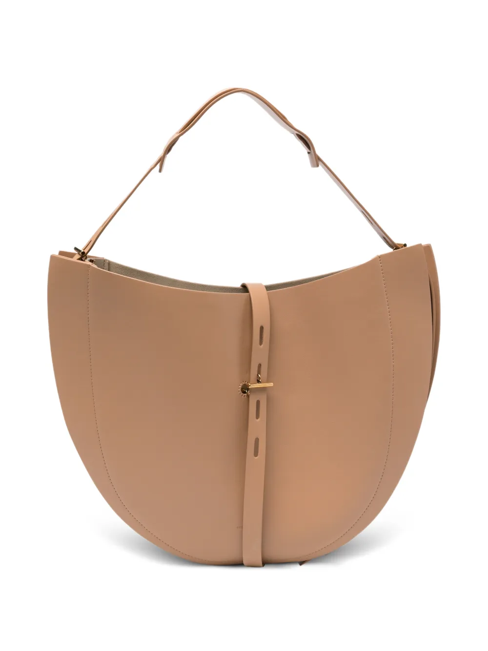 MINOBOSSI Liz leather shoulder bag - Neutrals