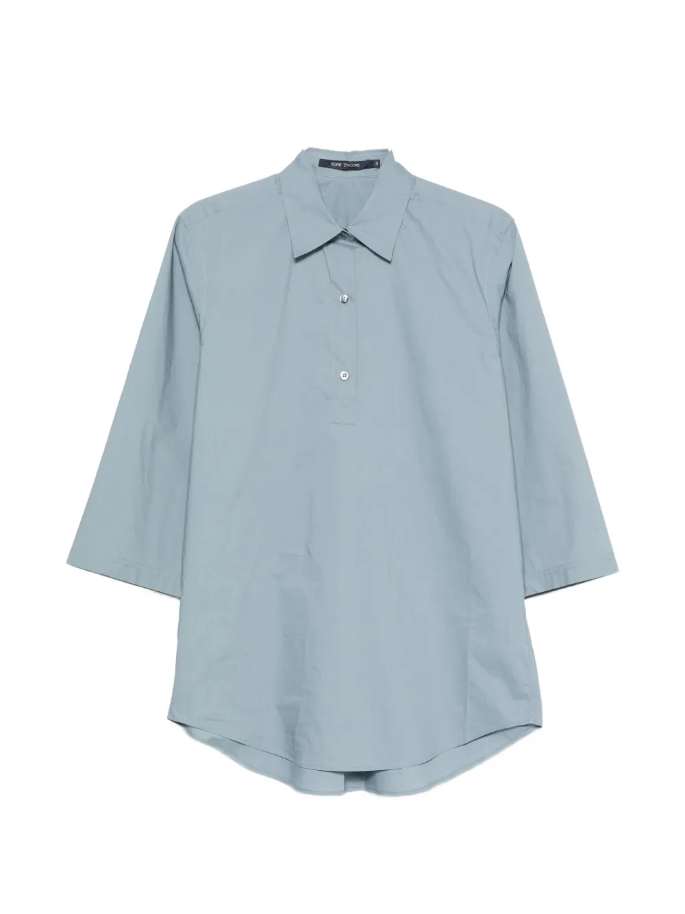 Sofie D'hoore three-quarter-sleeve blouse - Blu