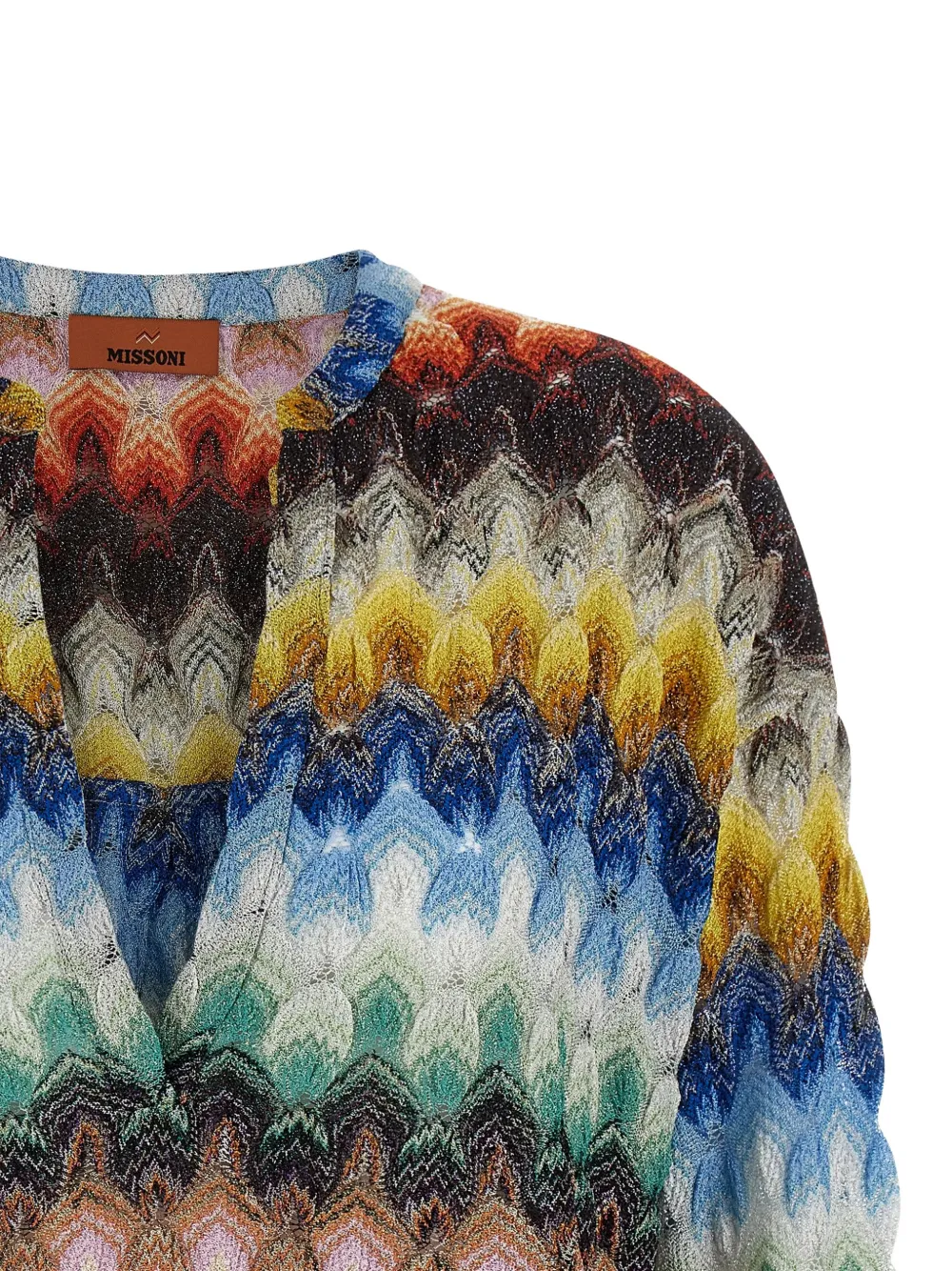 Missoni Lamé kasjmier blouse Blauw