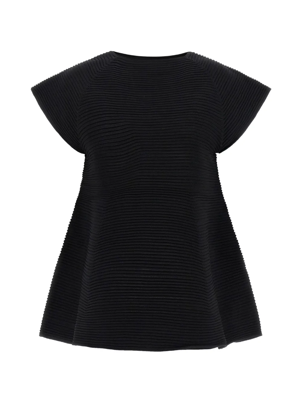Issey Miyake Corrugated knit dress - Nero