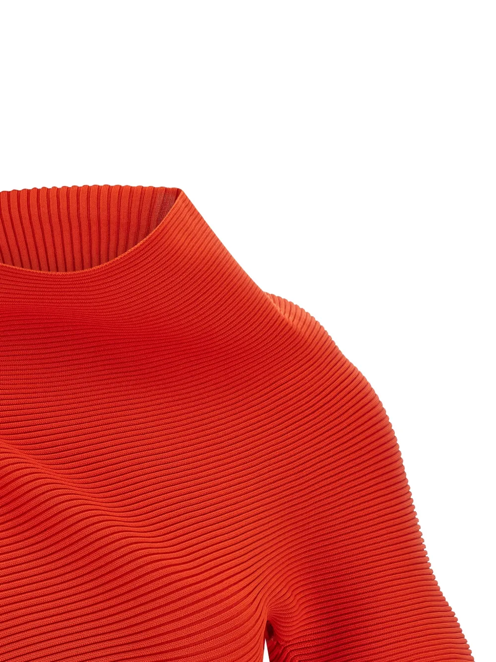  Issey Miyake Top Life Form Asimmetrico - Arancione 