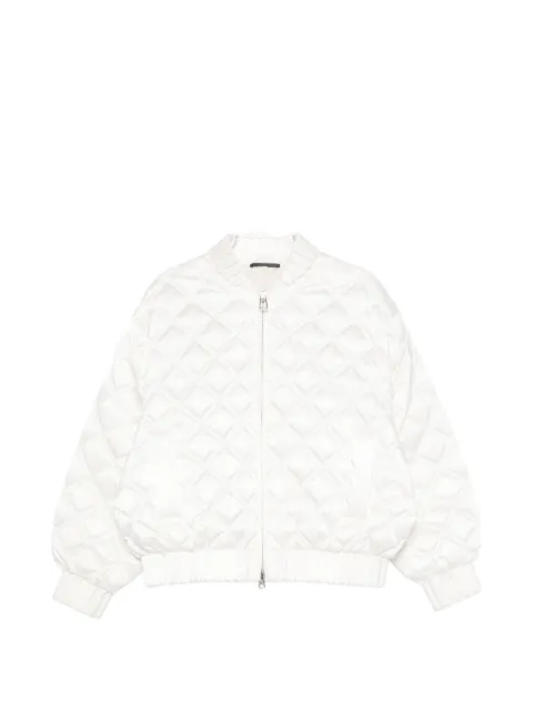 RAXXY quilted-pattern bomber jacket