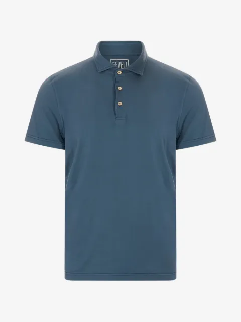 Fedeli short-sleeved polo shirt