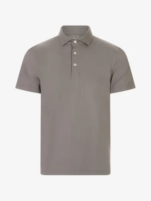 Fedeli short-sleeve polo shirt