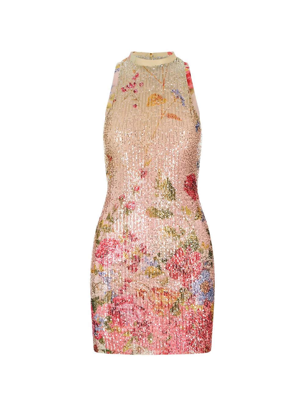 Roberto Cavalli Miami Flowers sleeveless dress - Rosa