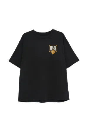 RHUDE Rhude Safari Crest Tee | Black | FARFETCH