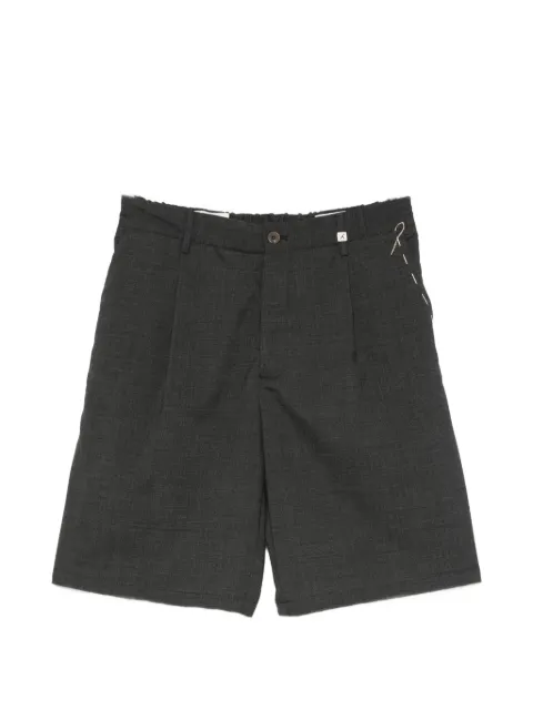 Myths pleated belt-loop shorts