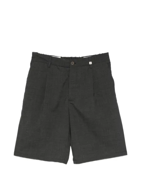 Myths pleated belt-loop shorts