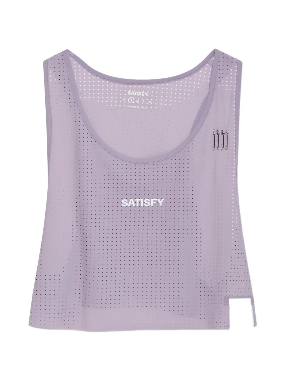 Satisfy Space-o Perforated Top In Purple