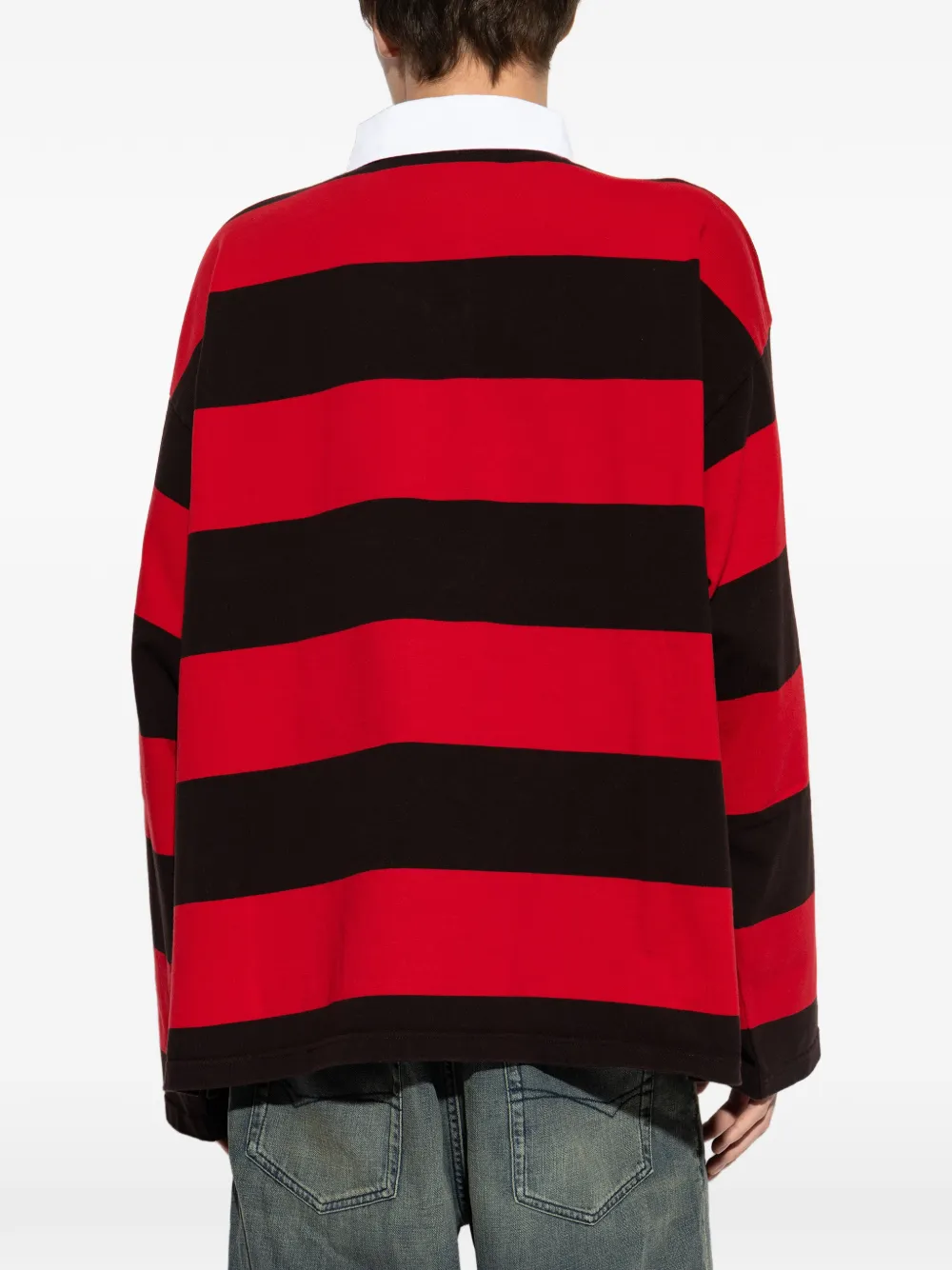 Balenciaga Poloshirt met lange mouwen Rood