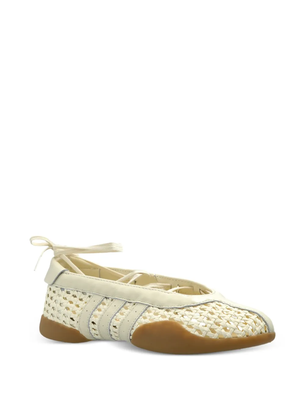 adidas Taekwondo Mei woven lace-up sneakers Beige