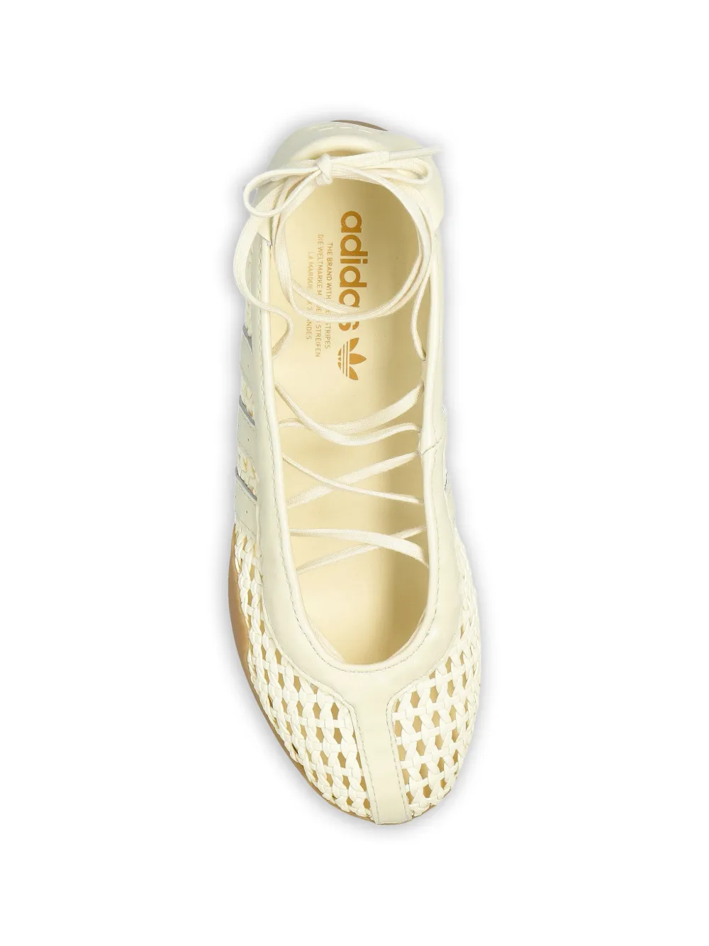 adidas Taekwondo Mei woven lace-up sneakers Beige