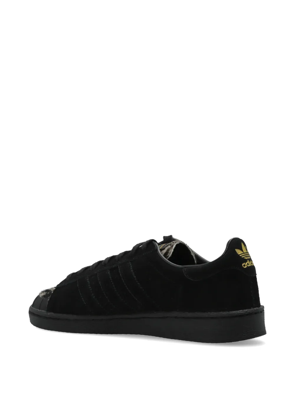 adidas Originals Jabbar LO lace-up leather sneakers Zwart