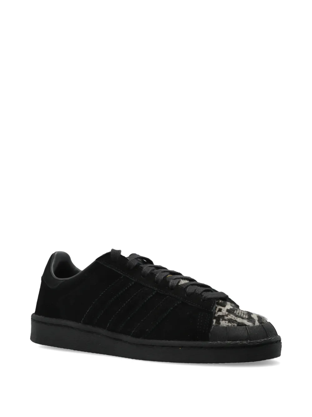 adidas Originals Jabbar LO lace-up leather sneakers Zwart