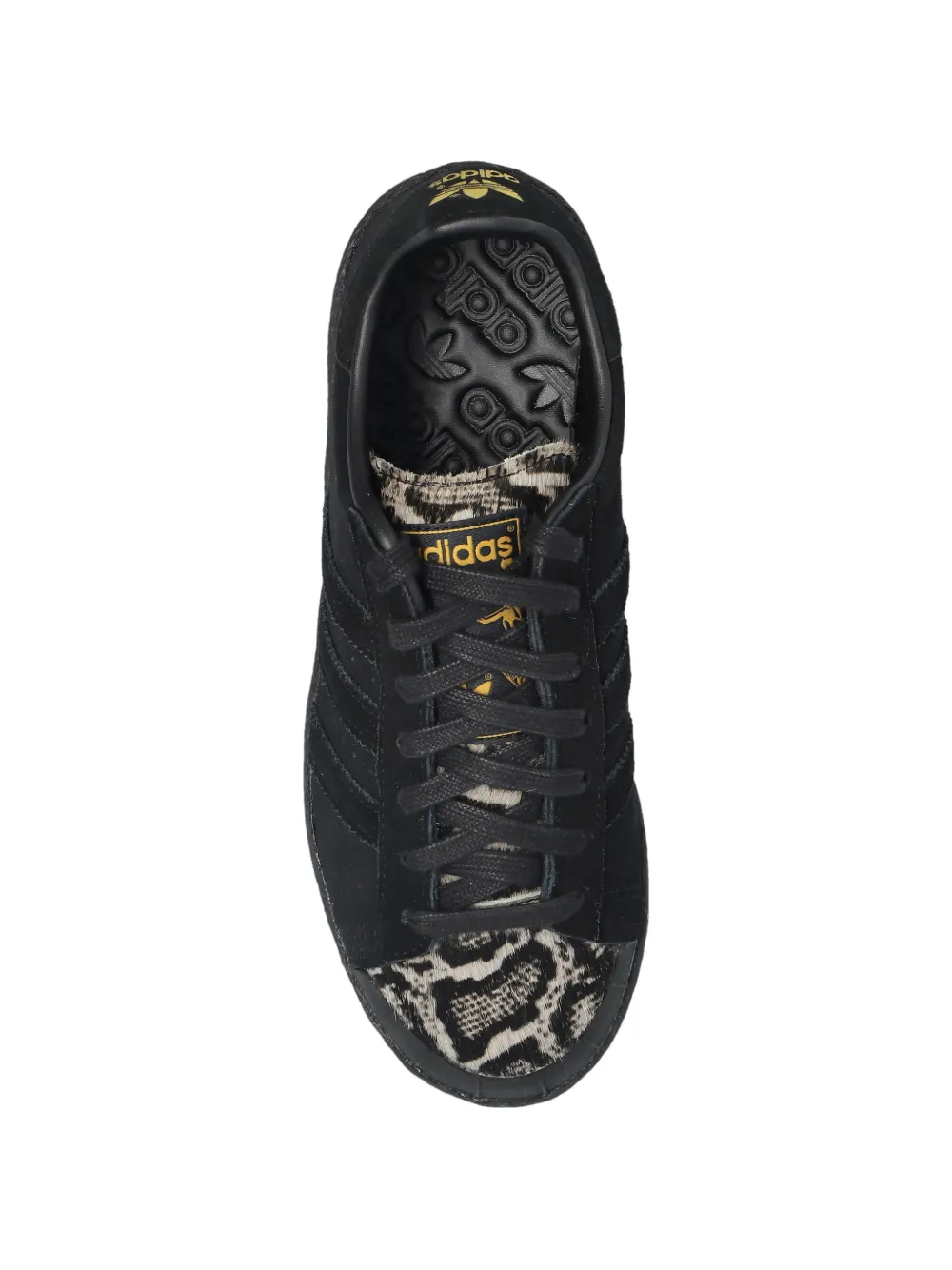 adidas Originals Jabbar LO lace-up leather sneakers Zwart