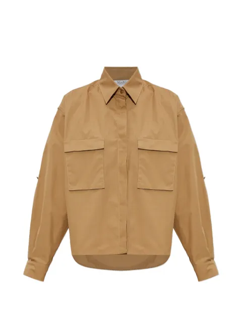 Max Mara flap-pocket cotton shirt