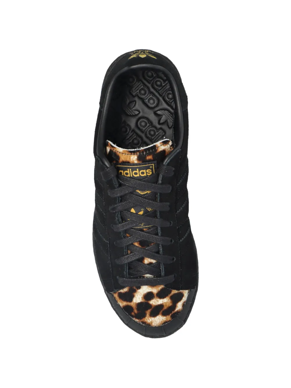 adidas leopard-print sneakers Zwart