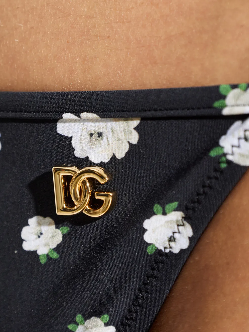 Dolce & Gabbana Bikini met bloemenprint Zwart