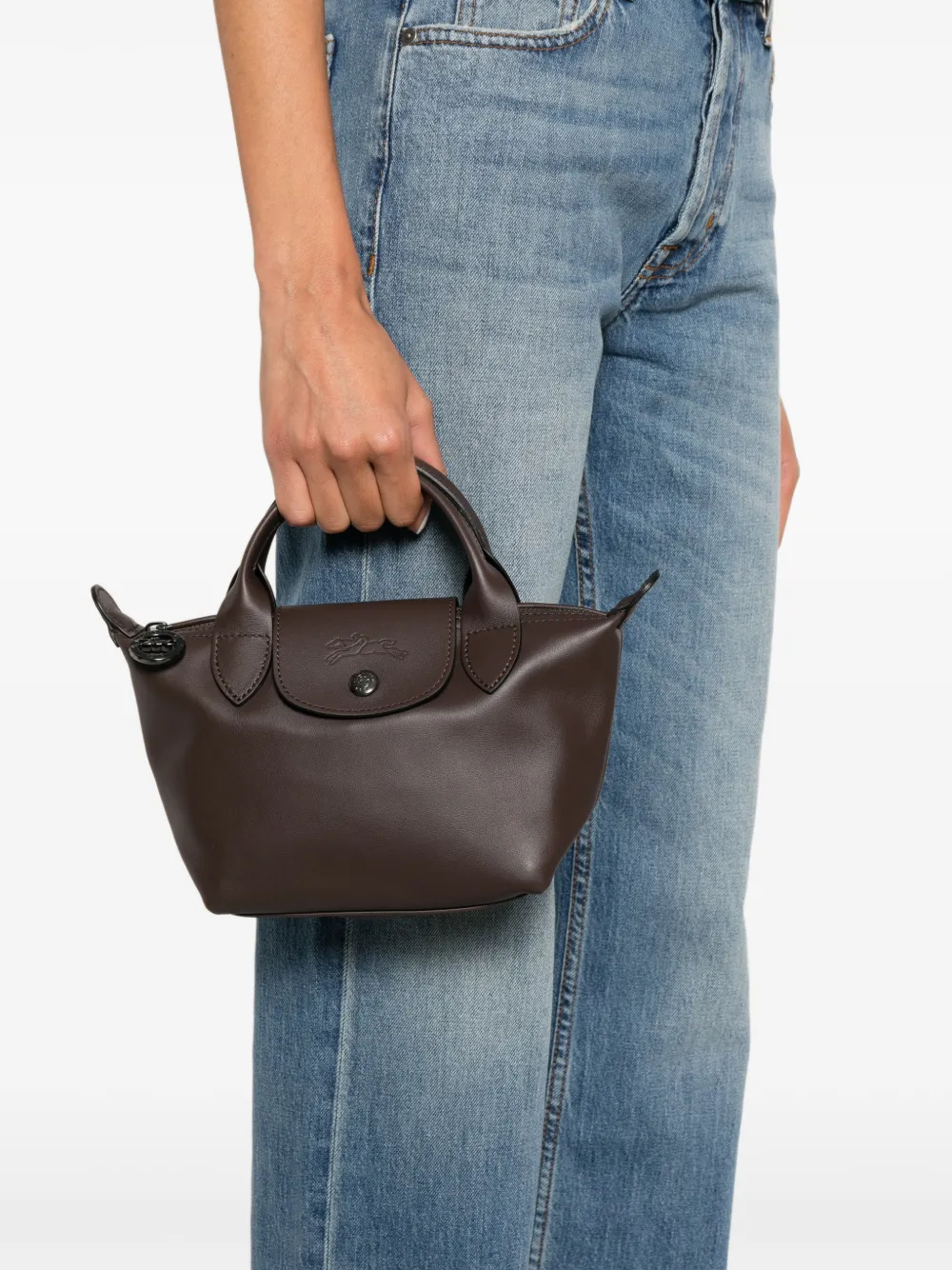Longchamp Le Pliage Xtra XS handtas Bruin