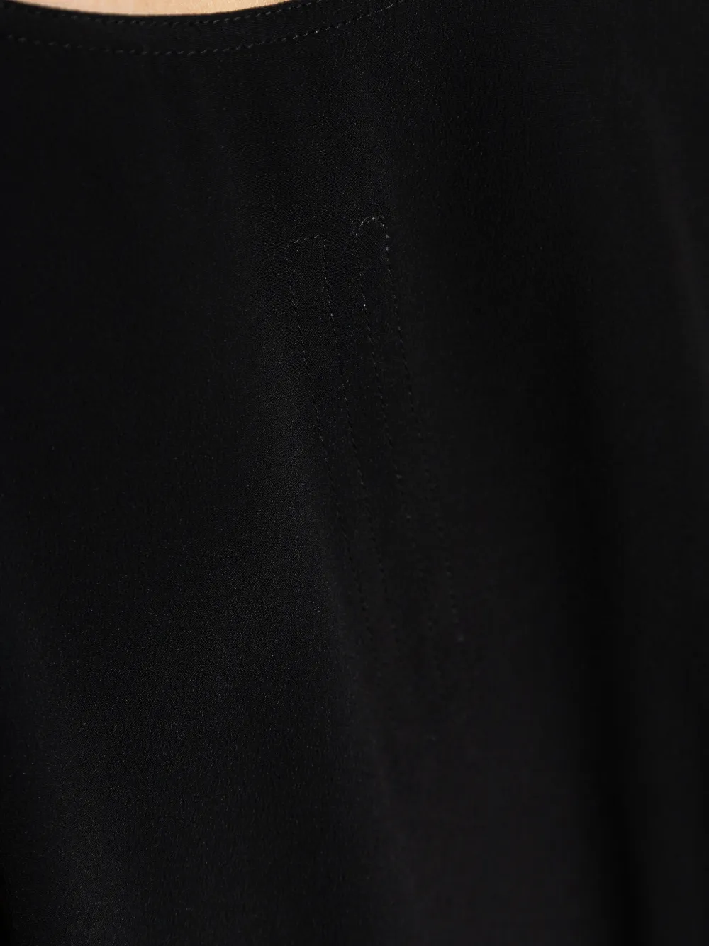 Rick Owens Gedrapeerde maxi-jurk Zwart