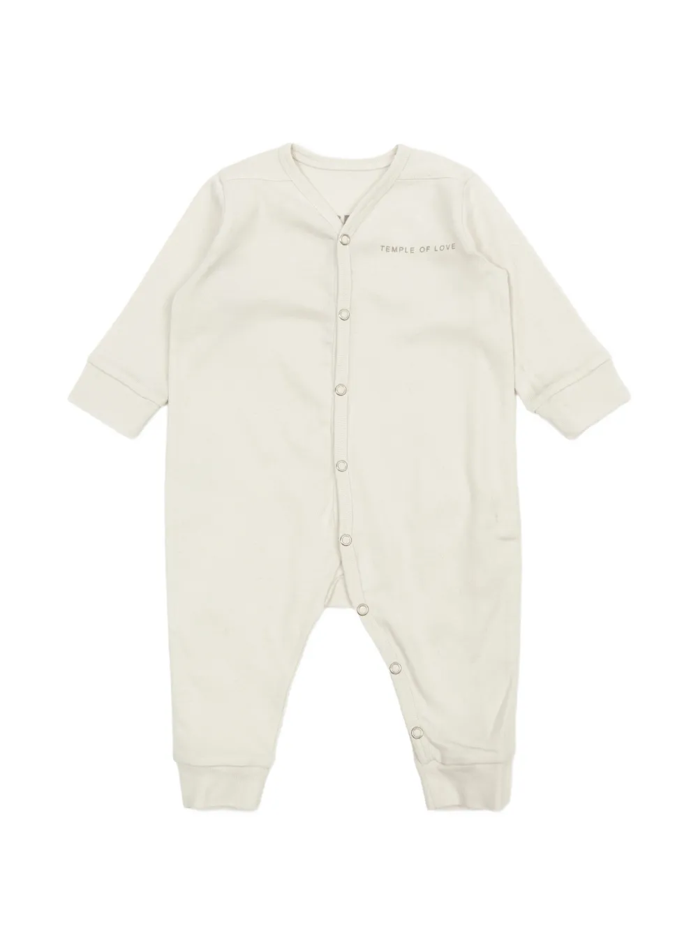 Rick Owens Kids slogan-print rompers - Toni neutri