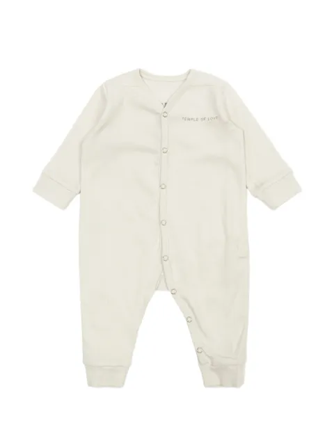 Rick Owens Kids slogan-print rompers