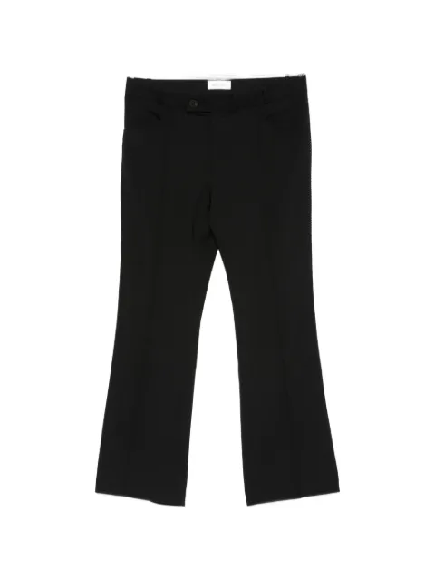 Ernest W. Baker pressed-crease flared trousers