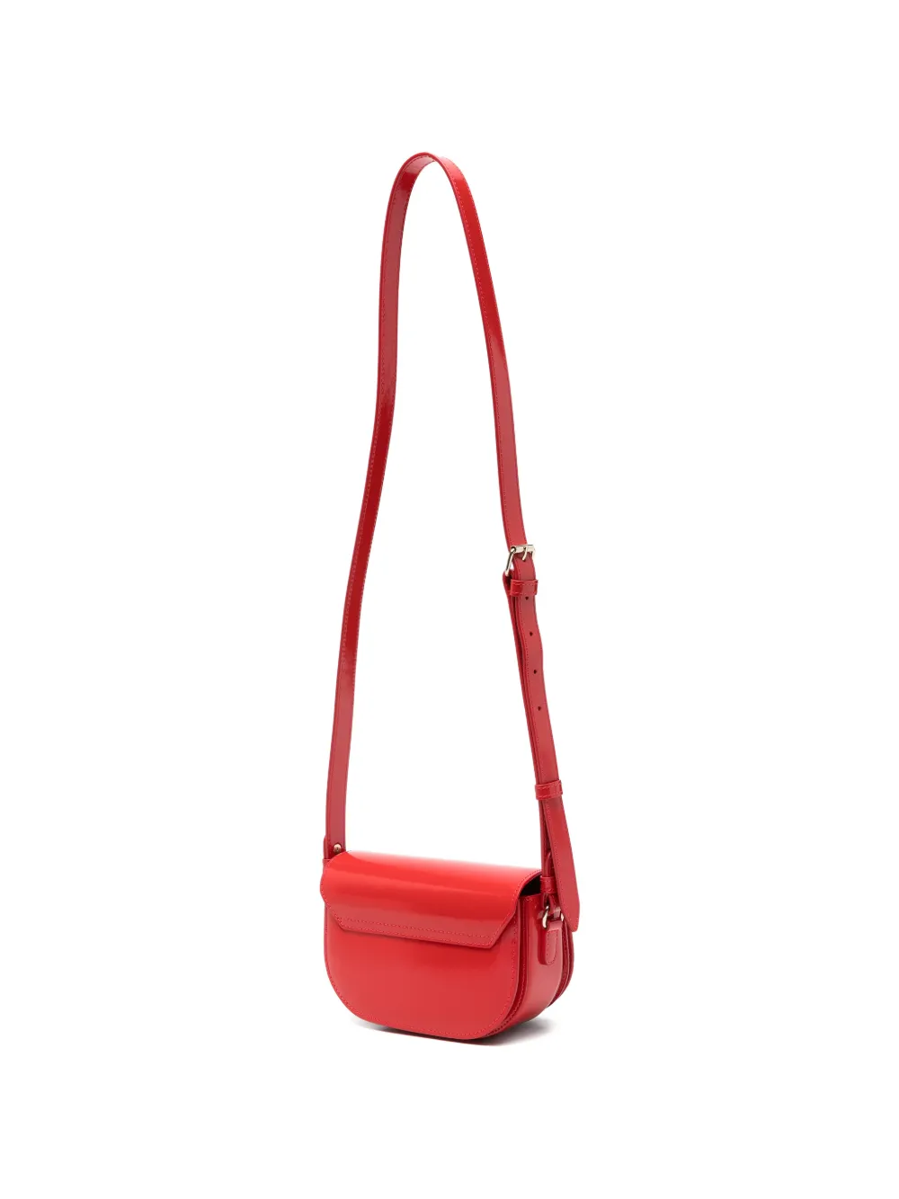 A.P.C. Roar kleine leren tas Rood