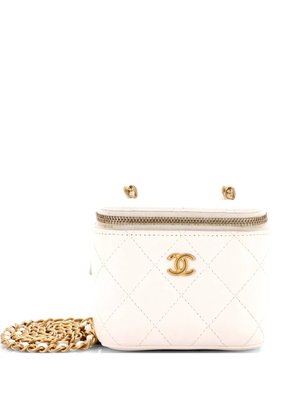 CHANEL Pre-Owned Clutch Pearl Crush mini - Bianco