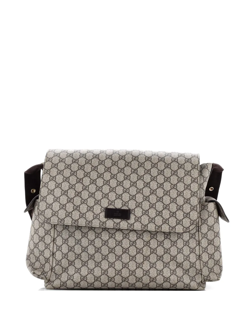 Gucci Pre-Owned Diaper Bag GG Coated Canvas crossbody bag - Marrone