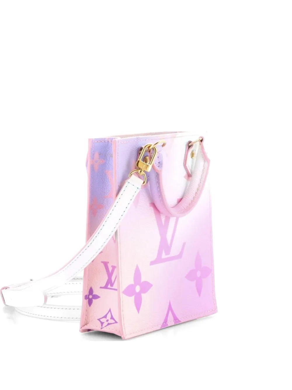 Louis Vuitton Pre-Owned Petit Sac Plat Bag Spring in the City Monogram Giant Canvas crossbody bag - Multicolore
