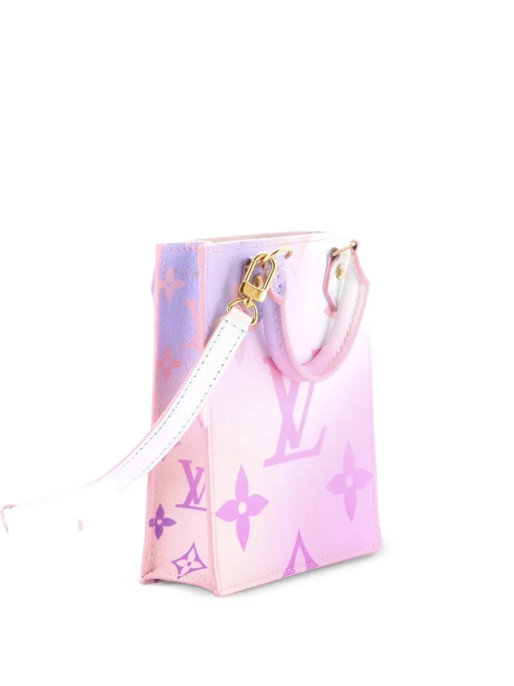 Louis Vuitton Pre-Owned Petit Sac Plat Bag Spring in the City Monogram Giant Canvas crossbody bag - Multicolore