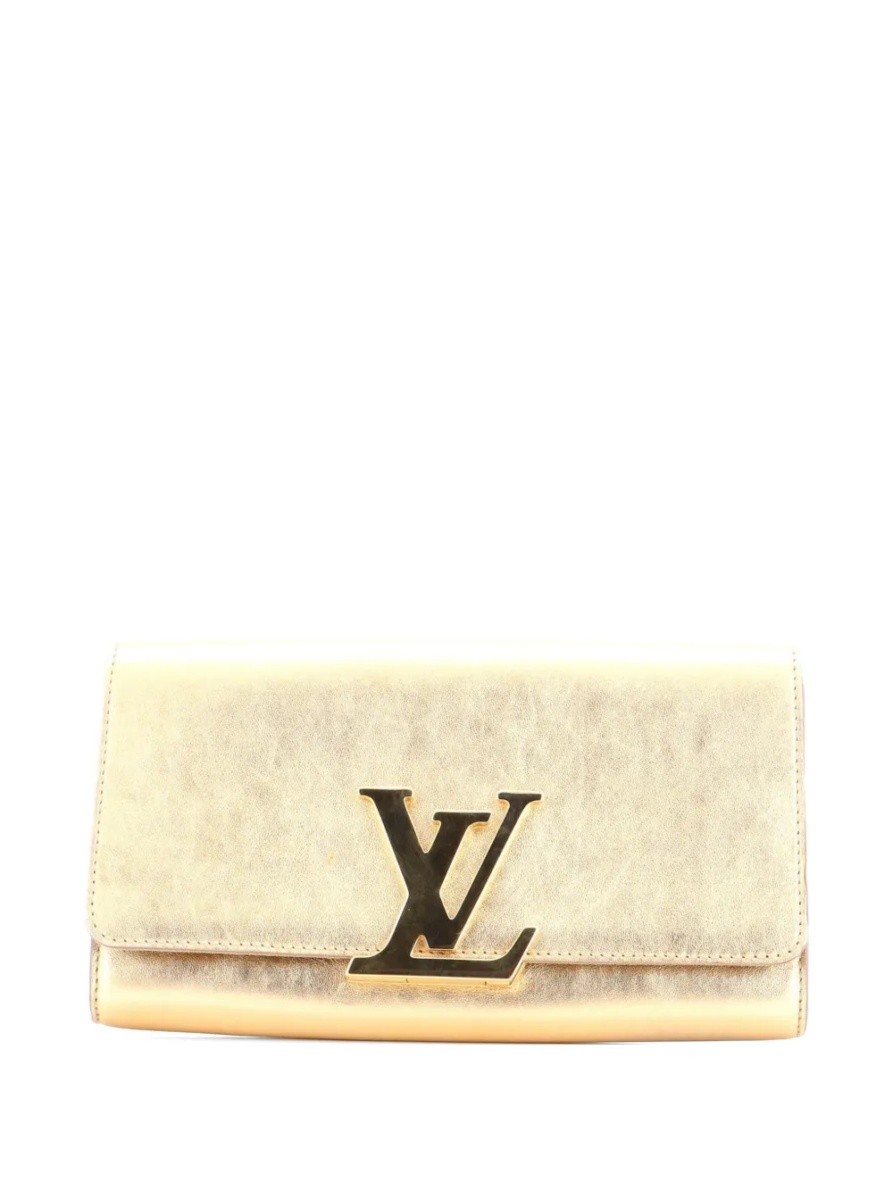 Louis Vuitton Pre-Owned Louise Leather MM clutch bag - Oro