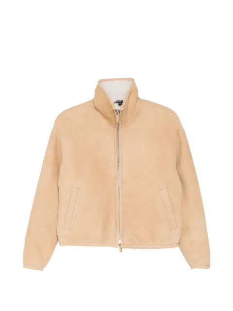 James Perse suede shearling jacket