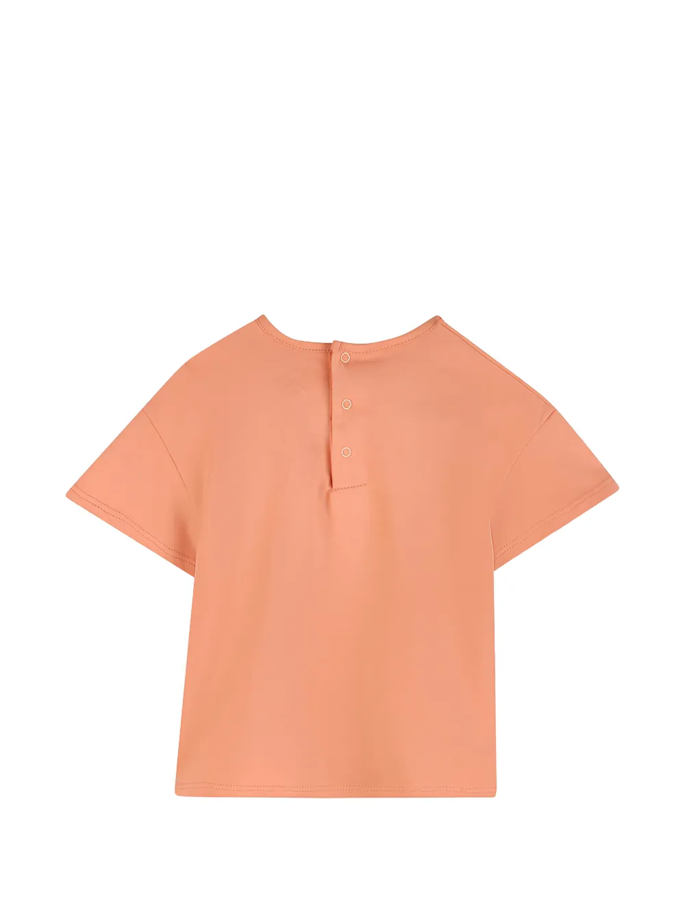 Chloé Kids T-shirt met logoprint Oranje