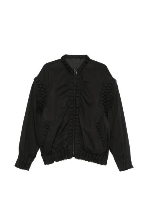 RAXXY chamarra bomber con detalle de volantes