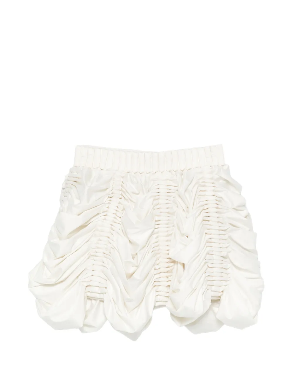 RAXXY draped mini skirt - Toni neutri