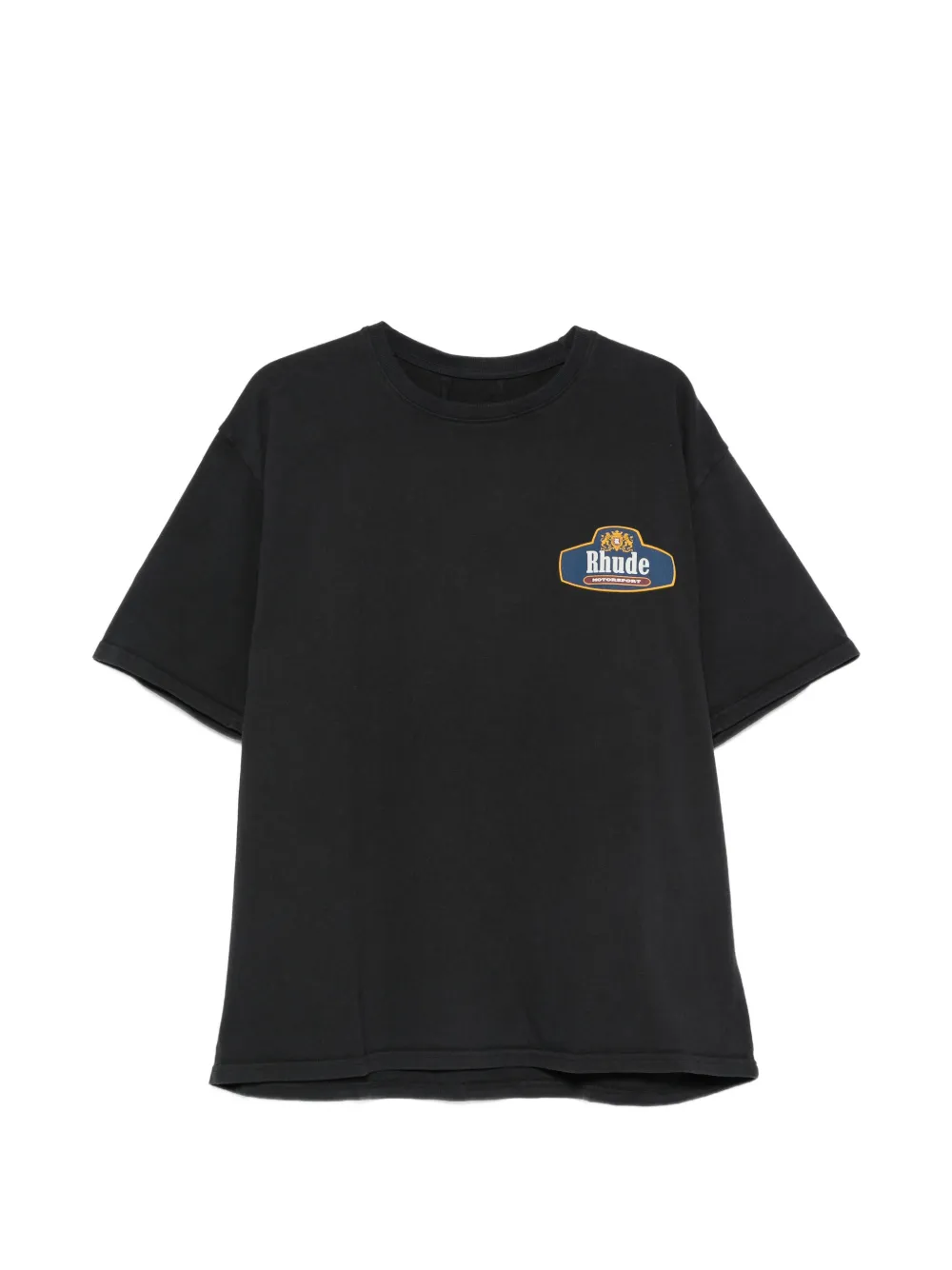 RHUDE logo-print T-shirt - Schwarz