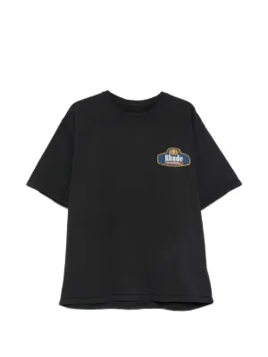 RHUDE Rhude Safari Crest Tee | Black | FARFETCH