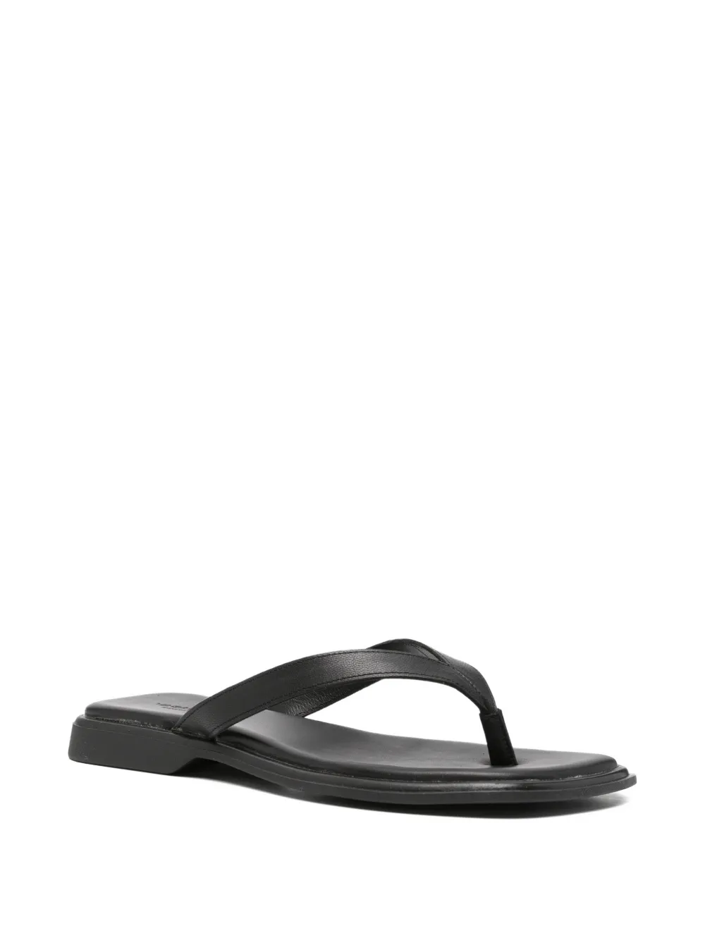 VAGABOND Izzy leather flip-flops Zwart